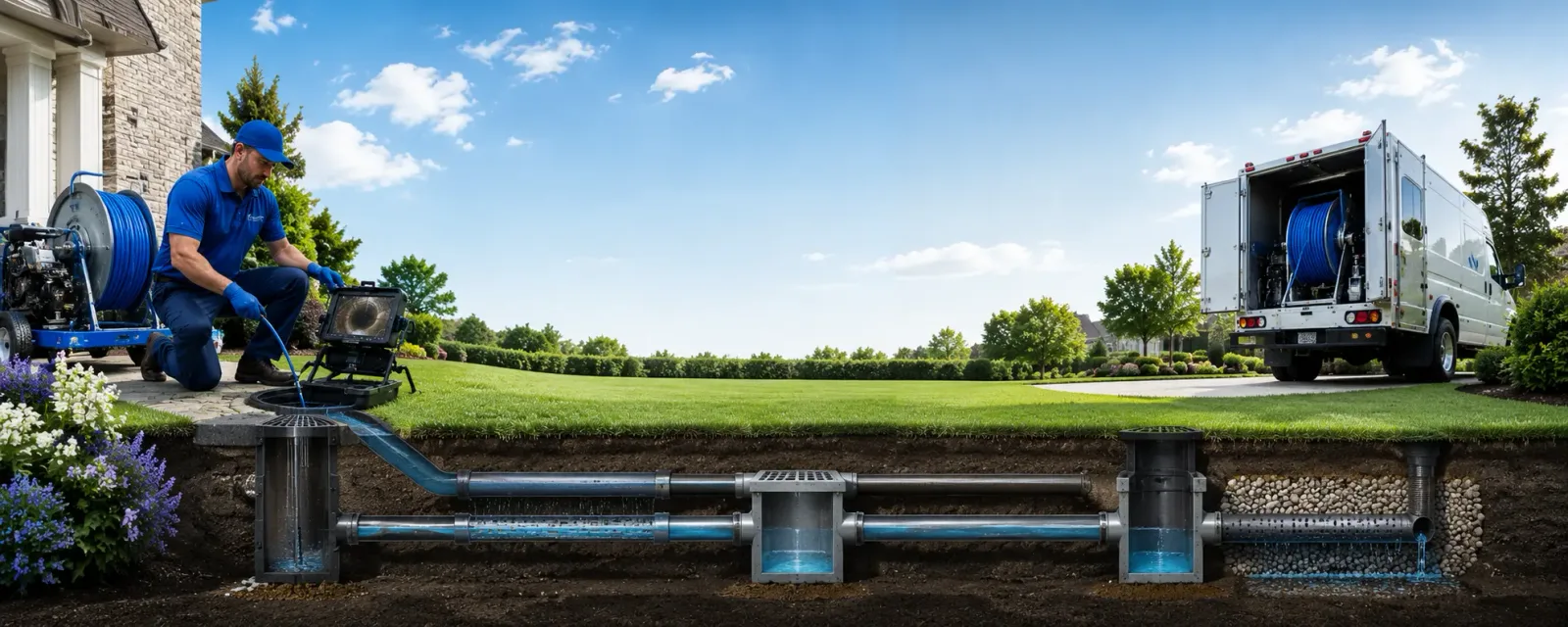 Outdoor drain cleaning information for Kutztown, PA